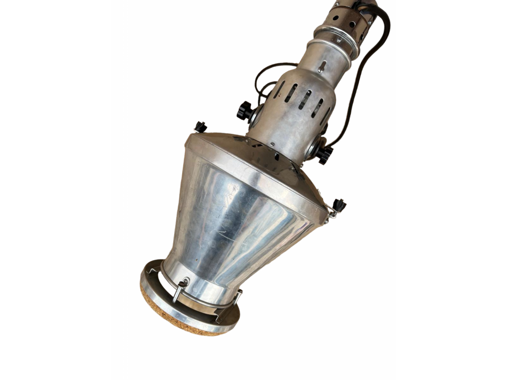 Industrial lamp - theatre spotlight - black base