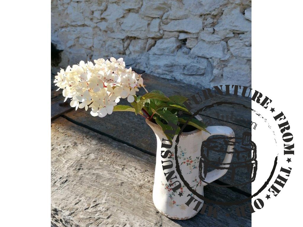 Keramický džbán s kytičkami  - 16*11*19cm