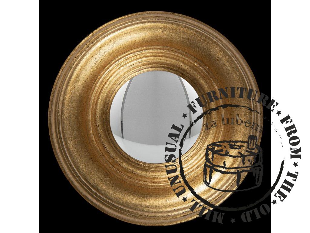 Round mirror in golden frame - Ø 21