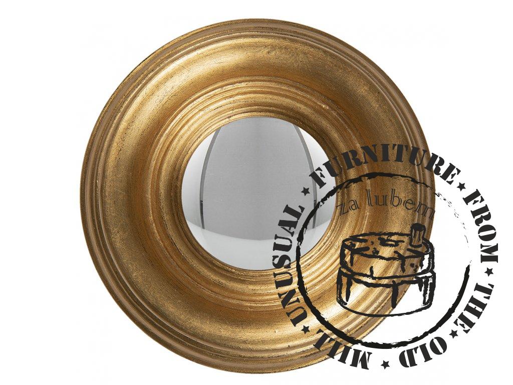Round mirror in golden frame - Ø 21