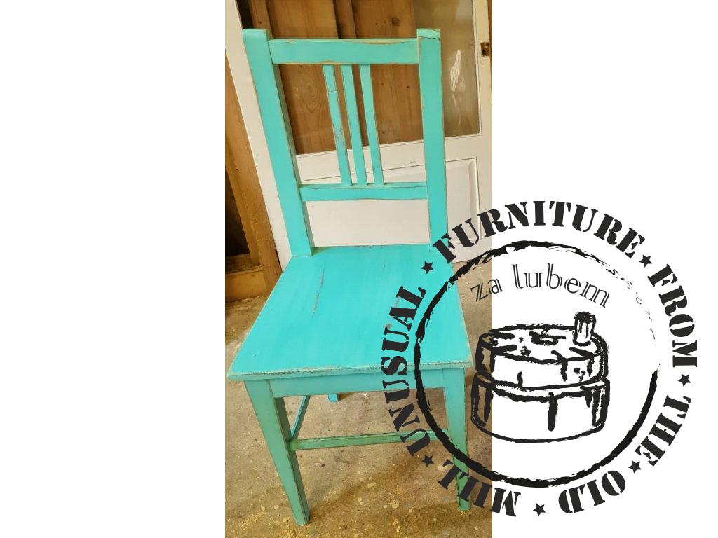 MIRKA AND JARKA - country chairs in summer blue
