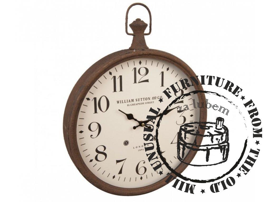 Nástěnné hodiny William Sutton and Co. - 51*6*40 cm