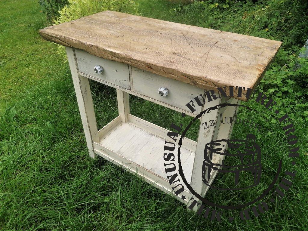 Folding table table with drawers - Francis