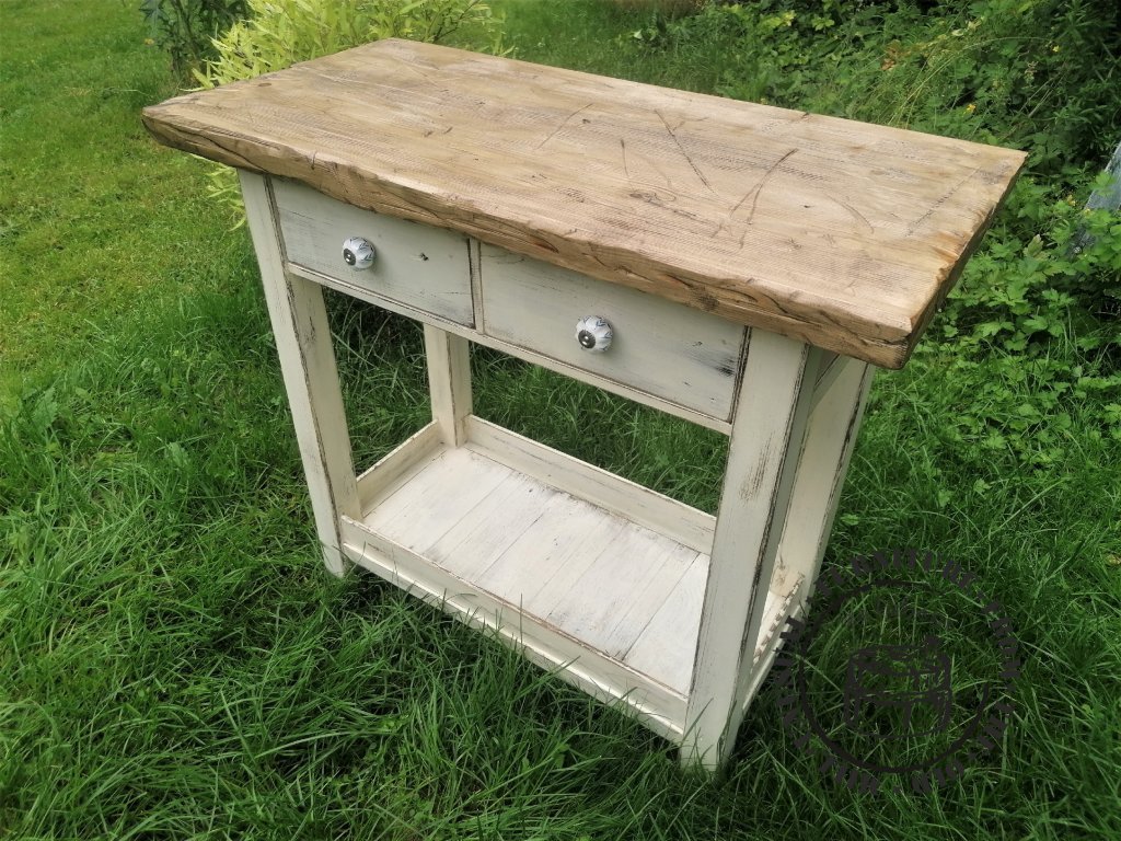 Folding table table with drawers - Francis