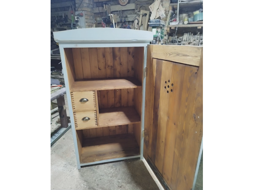 FOOD CLOSET - HERMINE - cooking cabinet with shelves and drawers