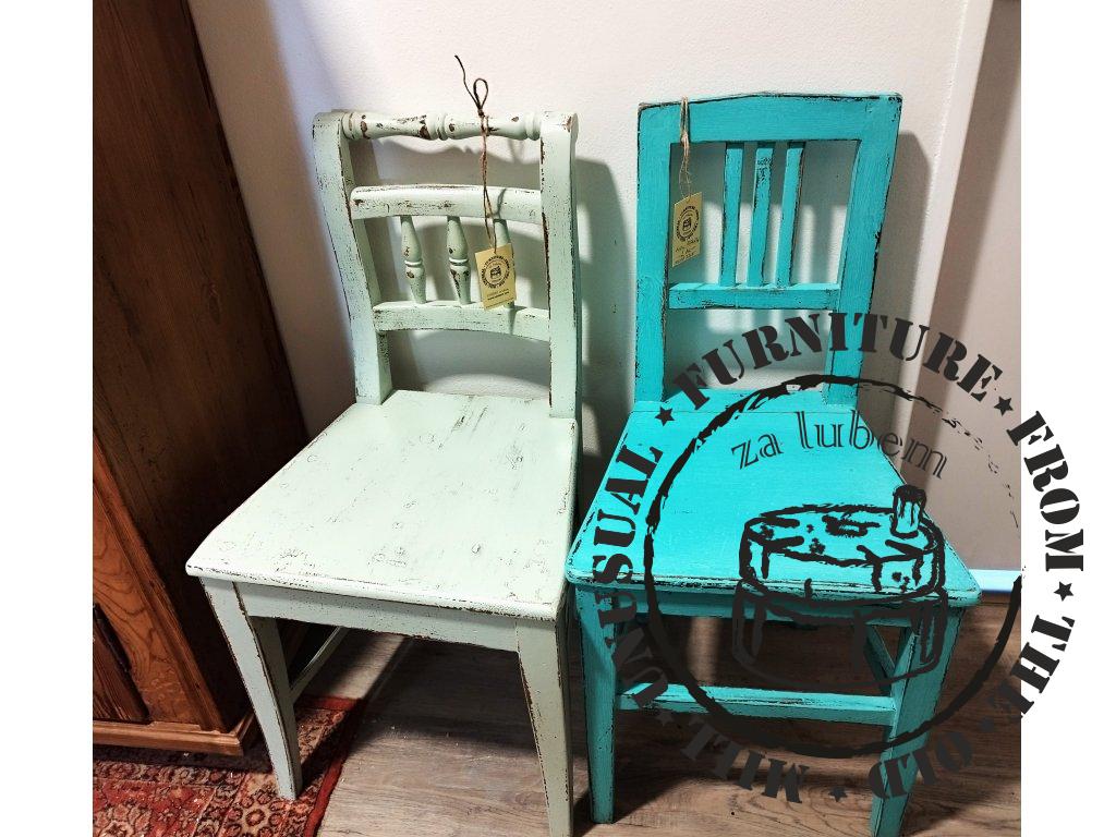 slečna Modroočka  -  venkovská židle
