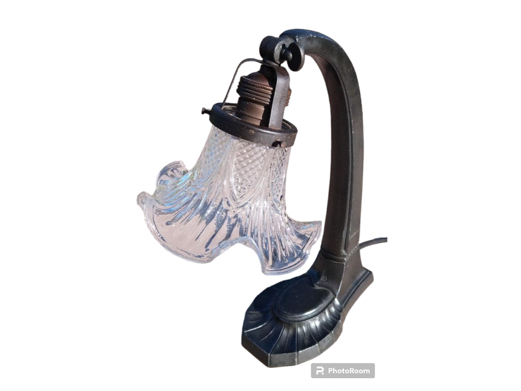STAROŽITNÁ  STOLNÍ KLOUBOVÁ LAMPA - 1. republika
