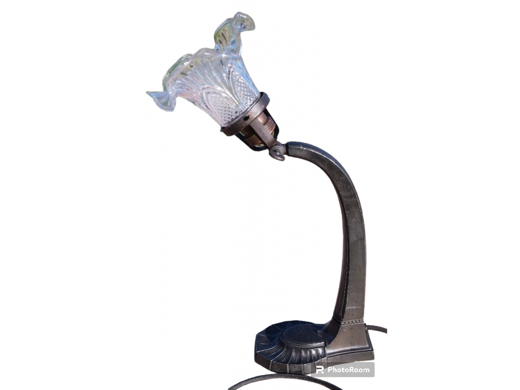 STAROŽITNÁ  STOLNÍ KLOUBOVÁ LAMPA - 1. republika