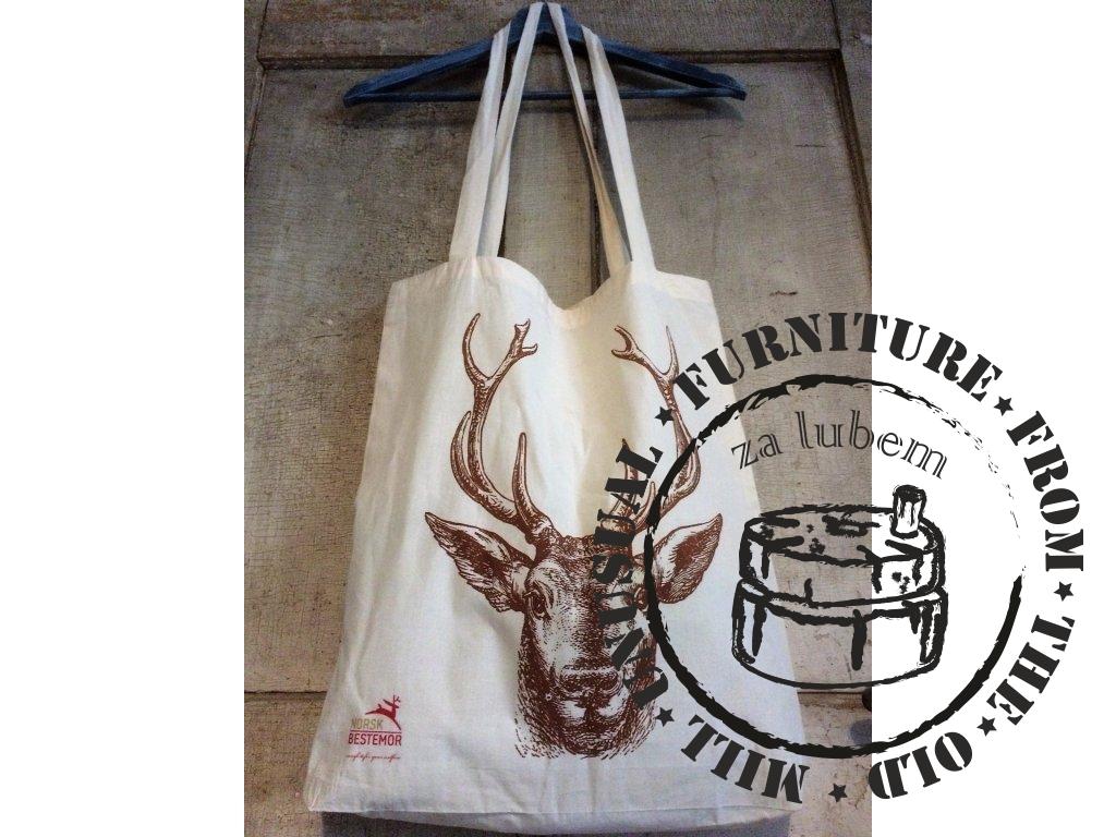 Bag - canvas bag with deer