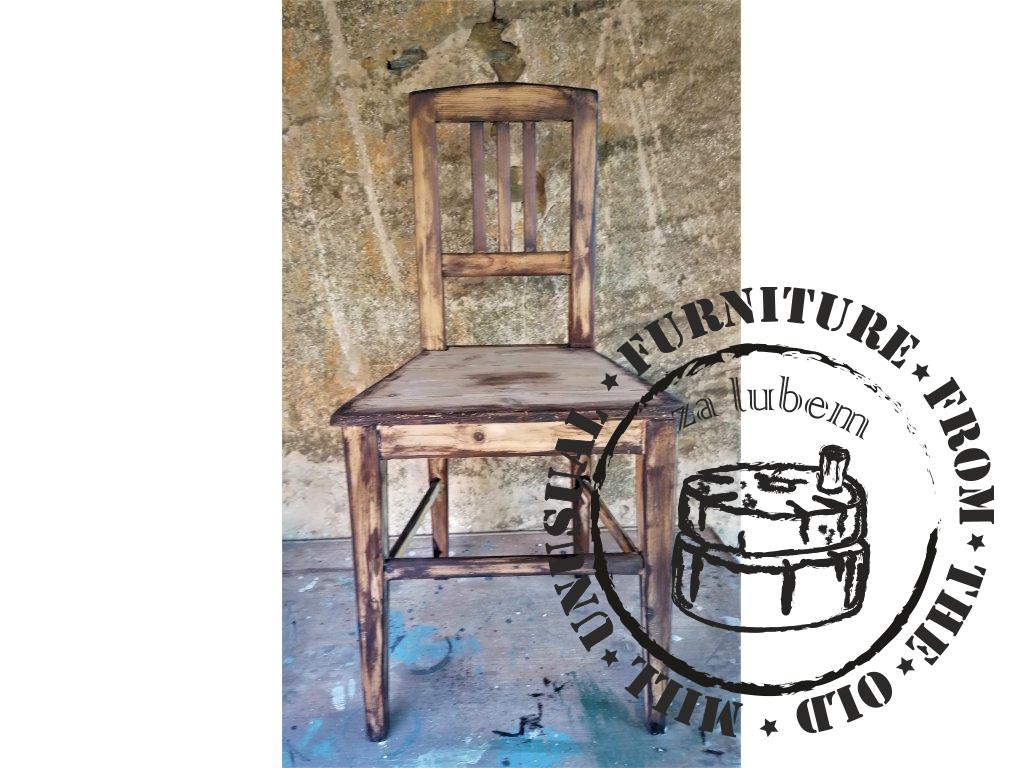 Židle - VENKOVSKÁ KLASIKA - na objednávku, povrchová úprava "moudrá léta"