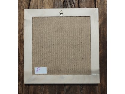 8 - ANDĚL - obrázek v dřevěném rámu -  28,8 x 28, 5 cm 2