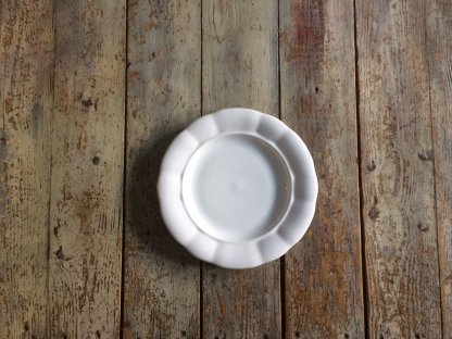 Babiččin porcelán - BÍLÁ KLASIKA  - sada tlustostěnných talířů - vel. 24 cm - 18 ks -  2