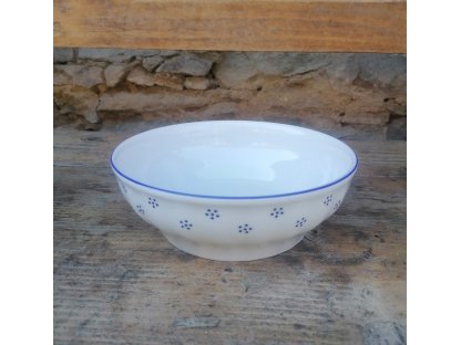 Babiččin porcelán - TEČKOKVÍTKY - salátová mísa - 17 cm