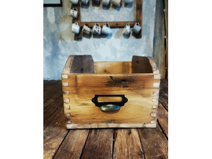 BOX MADE OF OLD WOOD - TEN