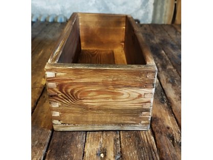 BOX MADE OF OLD WOOD - THREE