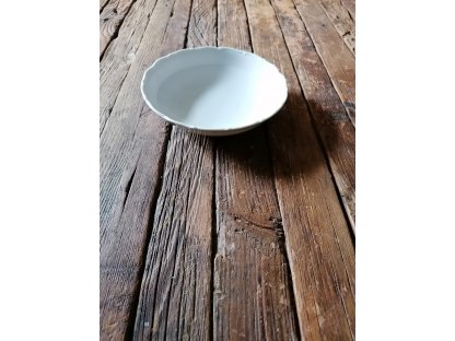 BÍLÁ ROMANCE - KULATÁ  MISKA 18,5 CM