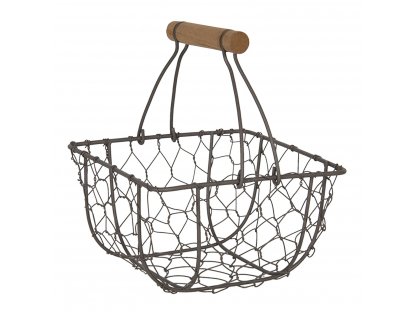 Wire basket with handle - 16*16*20 cm