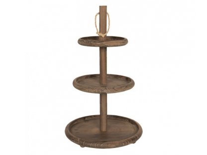 WOODEN ETAGER - THREE TIERS - 60 CM