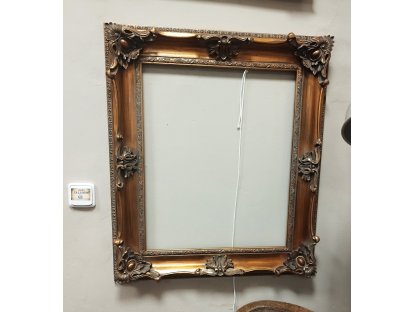 EXKLUZIVNÍ dřevěný blondelový  rám  - 81 x 70 cm