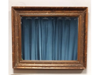 FERDINAND - mirror in antique wooden frame - 50 x 40 2