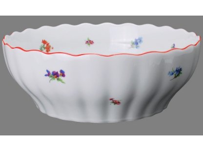 HÁZENKY - ČERVENÝ LEM - mísa SALÁTOVÁ - 24 cm