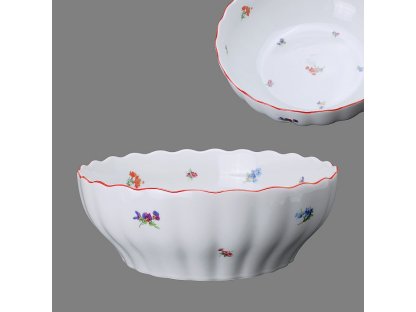 HÁZENKY - ČERVENÝ LEM - mísa SALÁTOVÁ - 24 cm
