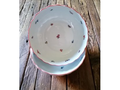 HÁZENKY - ČERVENÝ LEM - mísa SALÁTOVÁ - 24 cm