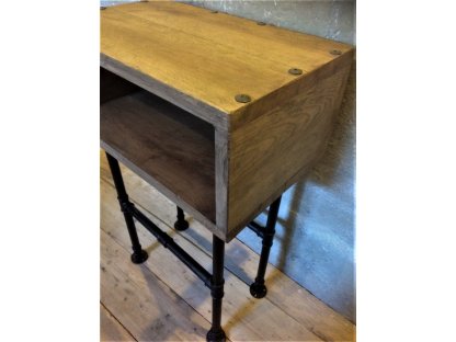 INDUSTRIAL TABLE - DRESSING TABLE, BEDSIDE TABLE, SIDE TABLE, STORAGE TABLE