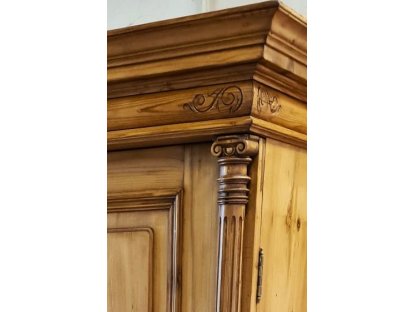JUSTÝNA -century-old columnar double-leaf cabinet - L.P. 1896 2