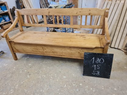 OLD MASSIVE BENCH - 204 CM