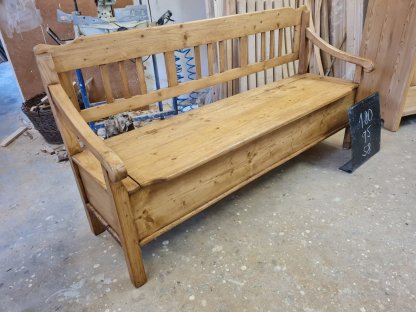 OLD MASSIVE BENCH - 204 CM