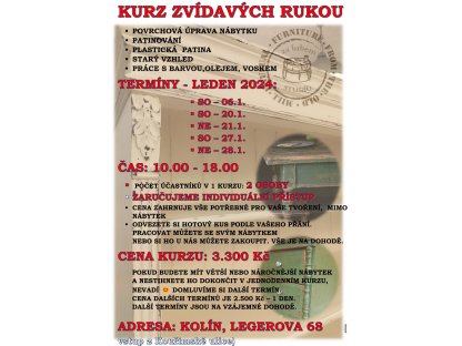 LEDEN -KURZ ZVÍDAVÝCH RUKOU - 28.1.2024 - NEDĚLE