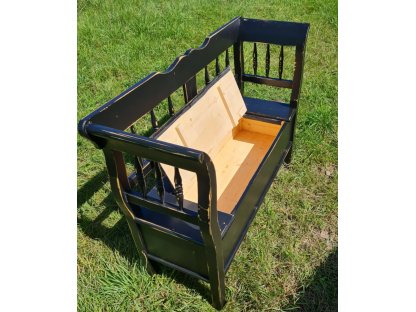 CHAIR - SMALL MASSIVE LAVICE - with storage space_120 CM