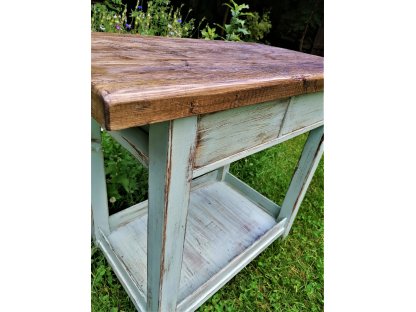 Folding table table with drawers - Franziska