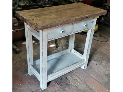 Folding table table with drawers - Francis