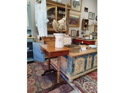 Mrs. MARIANA - Folding table with drawer, sewing table, Biedermeier period