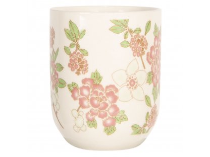 porcelain cup for tea or espresso - sakura flowers - Ø 6*8 cm / 0,1L