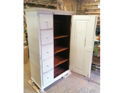 FOOD CLOSET - cooking cabinet, breadbox-5 drawers