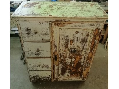 FOOD CLOSET - cooking box with authentic patina of time