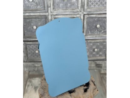 RETRO schránka na dopisy - modrá s ptáčkem - 26*8*39 cm