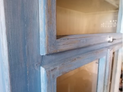Skleník / vitrína   - "MOŘSKÁ"  -  ze starých oken
