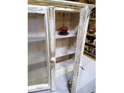 Skleníková skříňka - ze starého okna -Bělinka