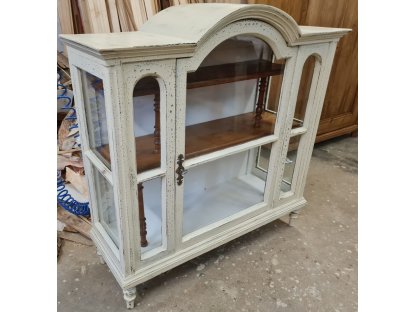 OLD GLASS CABINET, DISPLAY CABINET