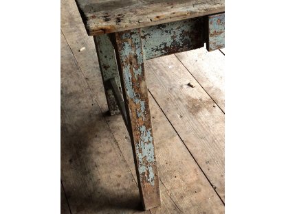 old dining TABLE - with stories in the drawer 2