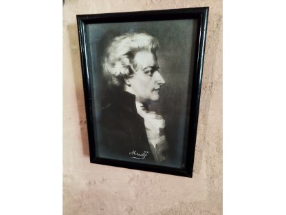OLD PICTURE - MOZART 19,5 x 15,5 cm 2