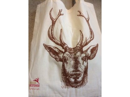 Bag - canvas bag with deer 2