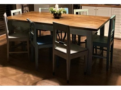 Large dining table - for 8 people, 3 drawers 2