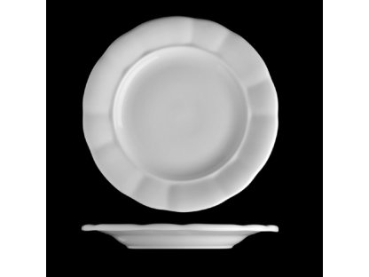 ...Venkovská klasika - tlustostěnný  mělký jídelní talíř - 2 velikosti