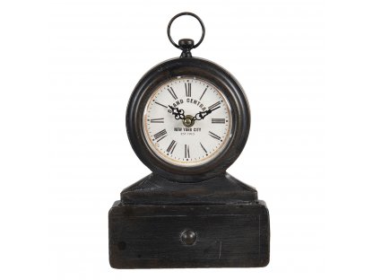 Vintage table clock Grand Central - 18*5*27 cm