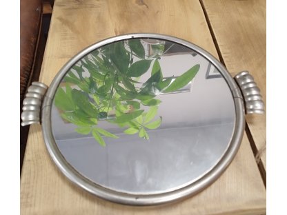mirror round tray